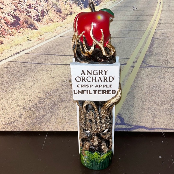 Angry Orchard Crisp Apple unfiltered Mad Tree 11" Draft Beer Tap Handle machine - Picture 6 of 7